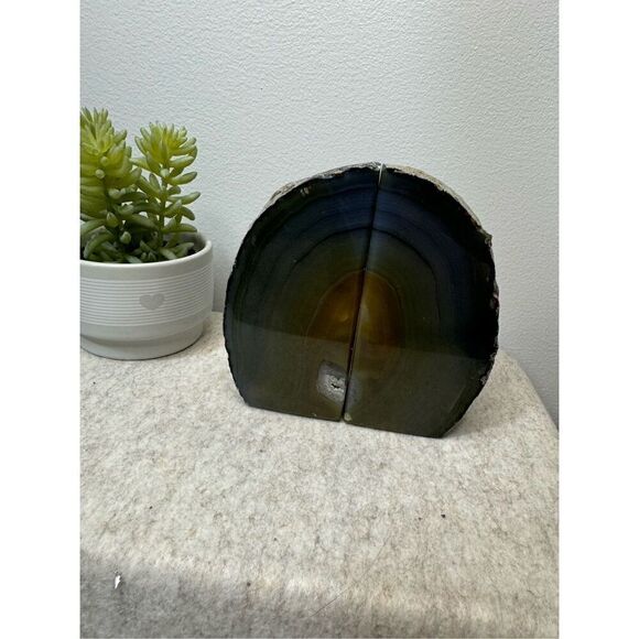 Beautiful Banded Agate Bookends - Picture 8 of 9